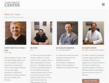 Tablet Screenshot of laserdentalcenteroc.com